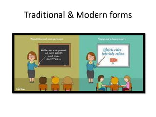 Traditional & Modern forms
 