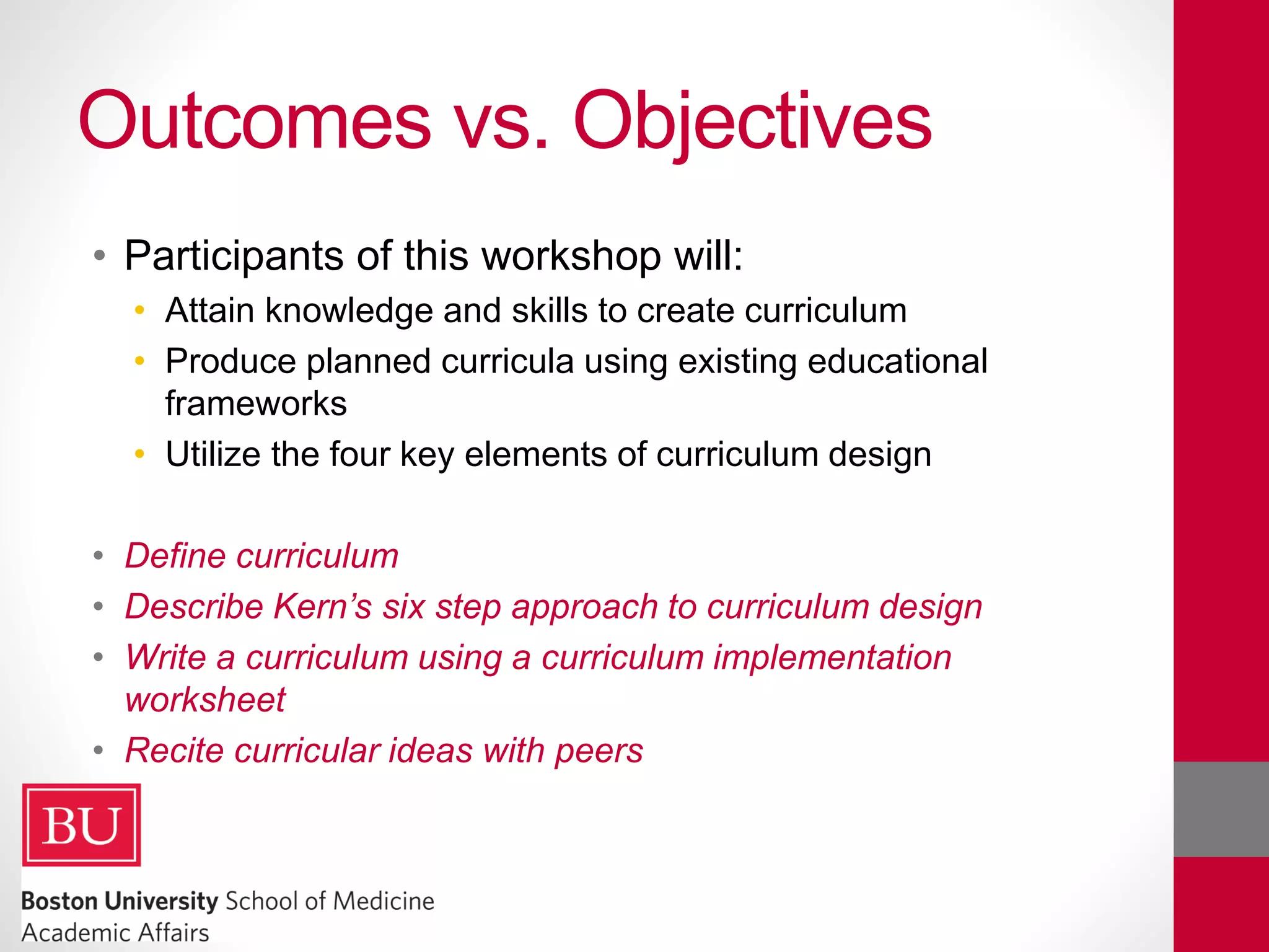 Creating Curriculum Curriculum design- garg-5_24_18 | PDF