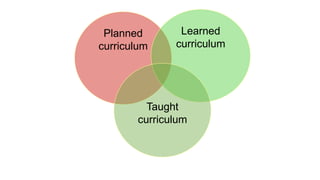 Curriculum development