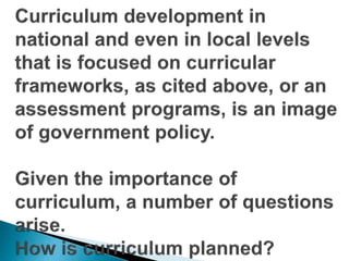 Curriculum development-and-planning-
