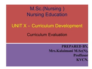 CURRICULUM DEVELOPMENT AND EVALUATION IN NURSING EDUCATION PDF visual data 7