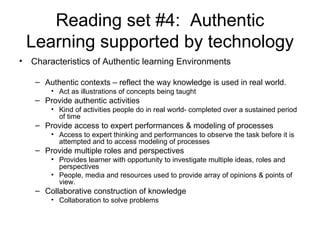 Authentic Learning Examples Ict Curriculum Integration | PPT