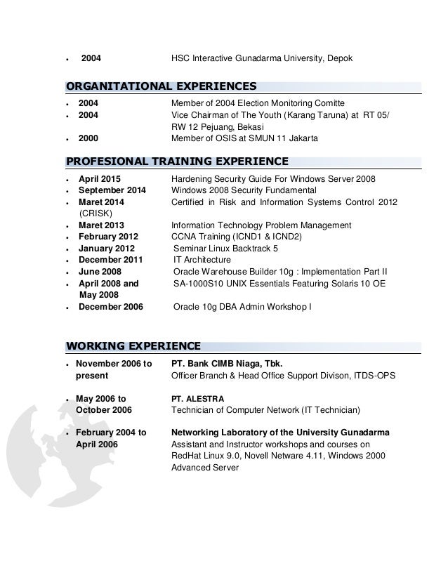 Curriculum Vitae 2016 Curriculum Vitae 2016