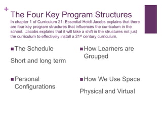 A Summary of Curriculum 21: Essential Education for a Changing World | PPTX