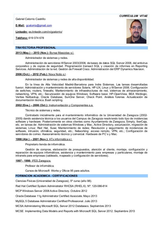 curriculum vitae 1 638