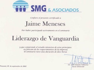 Curriculum Jaime Meneses