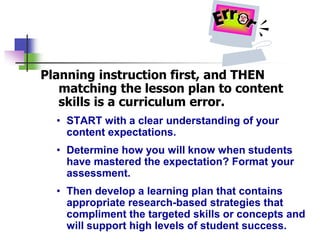 Curriculum Alignment.ppt for general physics | PPT