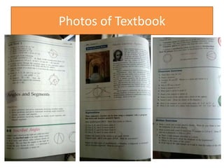 Photos of Textbook
 