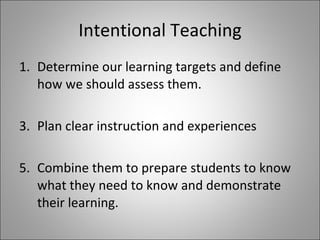 Curriculum And Instruction Session 3 Learning Targets[1] | PPT