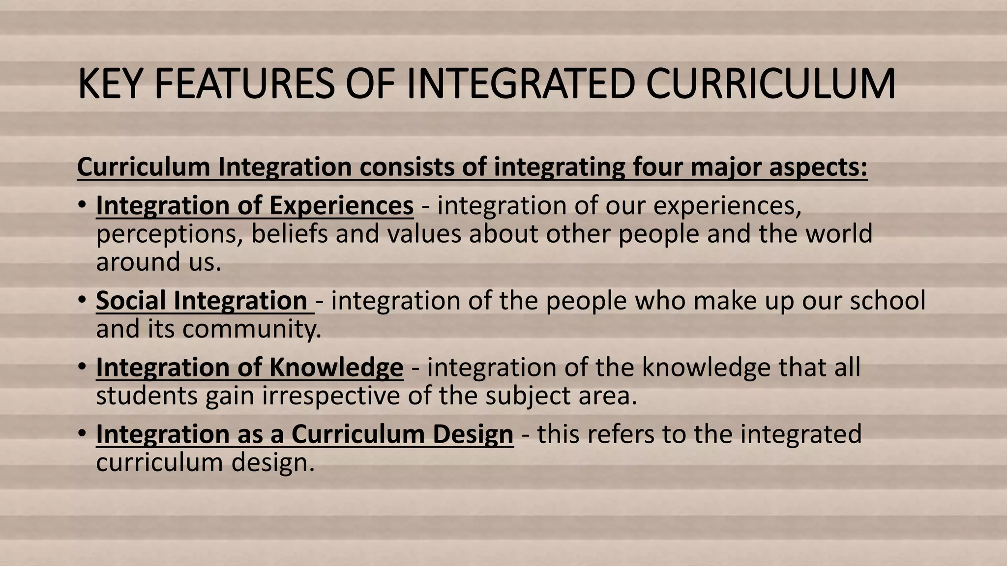 Curriculum and pedagogy | PPTX