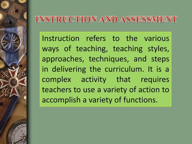 Curriculum Assessment Instruction PPT curriculum-assessment-instruction-ppt