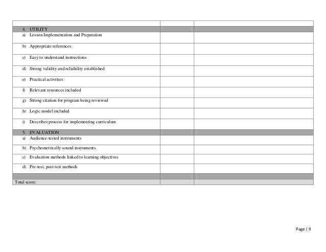 Curriculum assessment tool 4 29-13