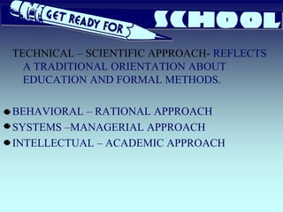 Curriculum as the content and instructional approach | PPTX