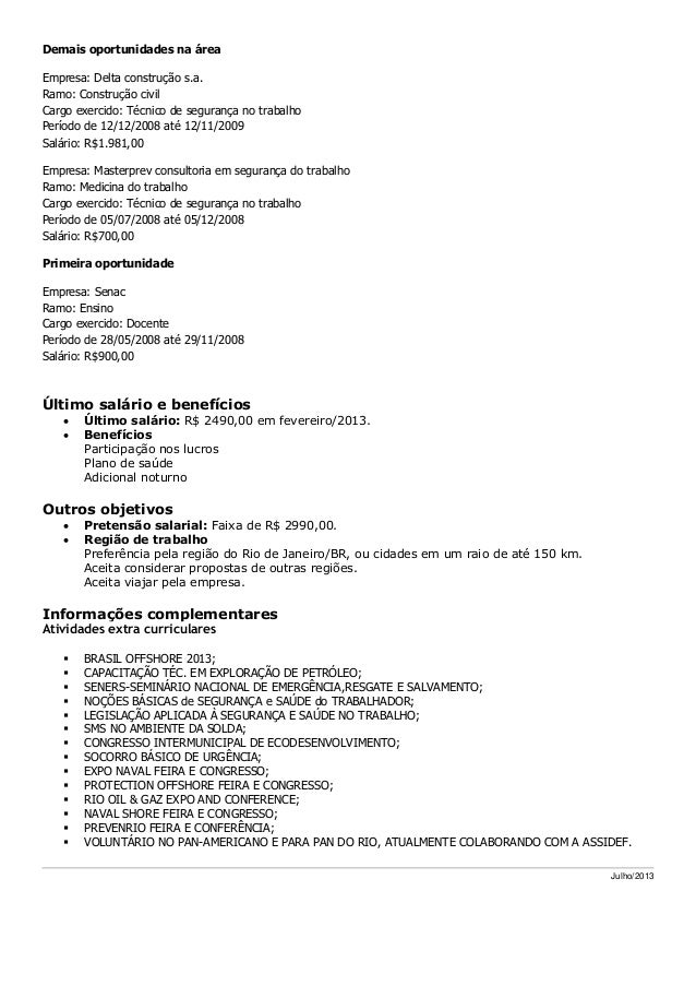 Salario do tecnico em segurança no trabalho Salario do tecnico em segurança no trabalho