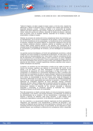 Curriculum cantabria