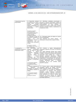 Curriculum cantabria