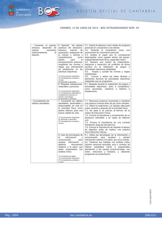 Curriculum cantabria