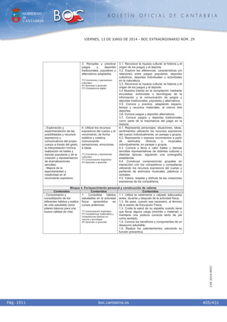 Curriculum cantabria