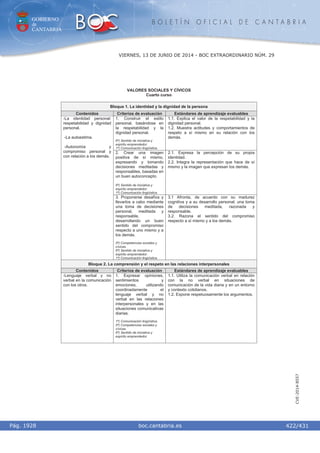 Curriculum cantabria