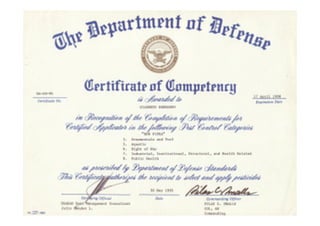 Curriculum certificados