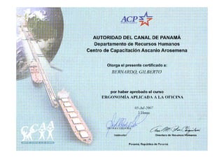 Curriculum certificados