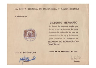 Curriculum certificados