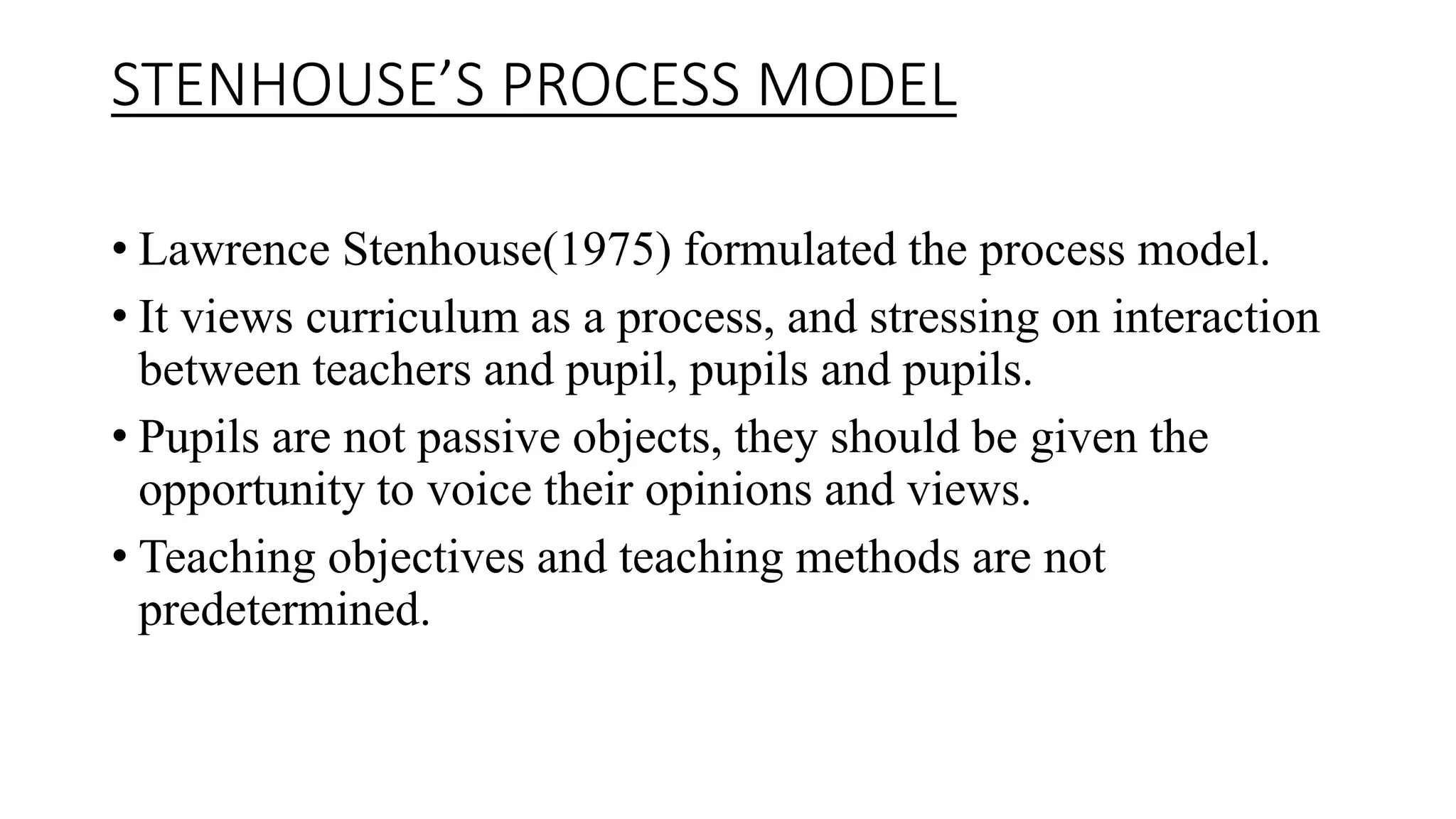 Curriculum change | PPTX