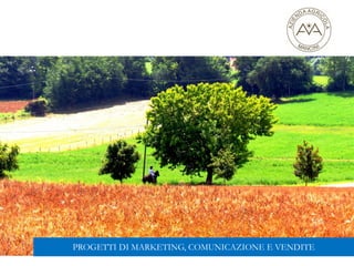 PROGETTI DI MARKETING, COMUNICAZIONE E VENDITE
 