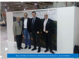 RELATORE IN MOLTI CONVEGNI IN ITALIA E ALL’ESTERO
 