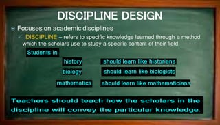 Curriculum design models | PPTX