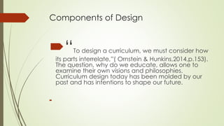 Curriculum design week7 | PPTX