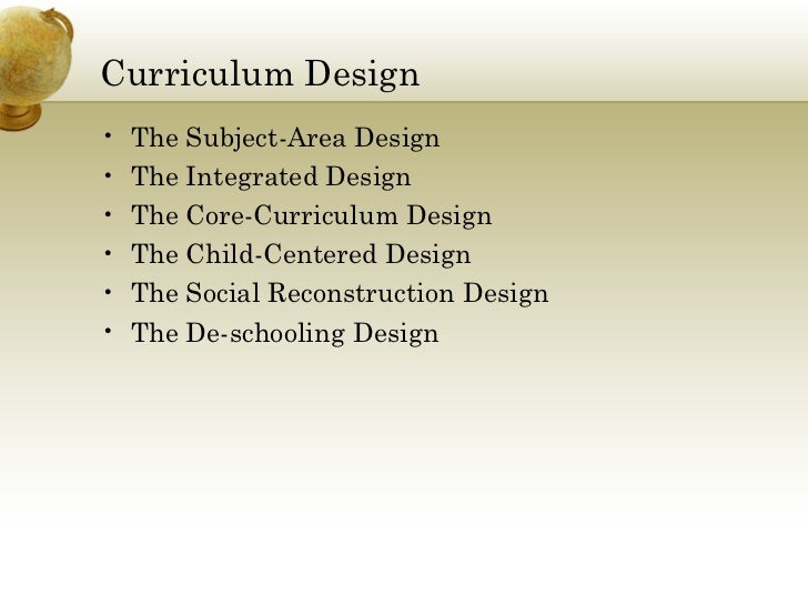 What is Ralph Tyler's model for curriculum design?