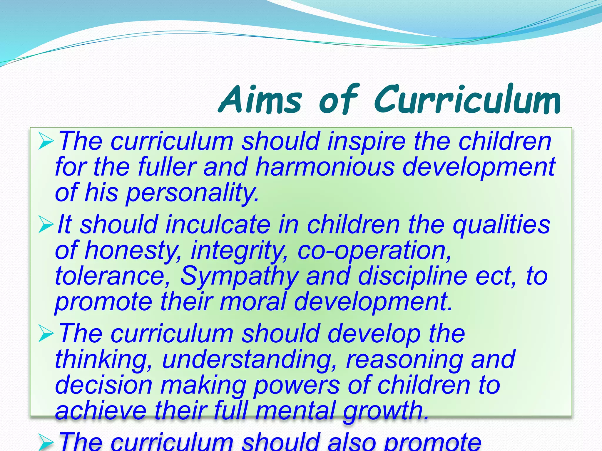 Curriculum development | PPTX