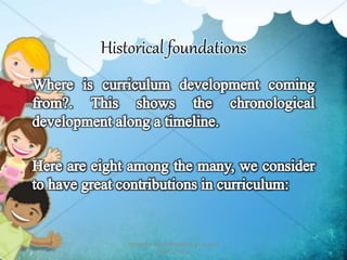 Historical foundations
PREPARED AND PRESENTED BY: MARIA
SARA C. EULE
 