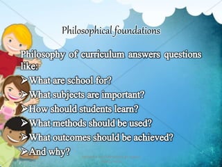 Philosophical foundations
PREPARED AND PRESENTED BY: MARIA
SARA C. EULE
 