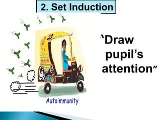 2. Set Induction
“Draw
pupil’s
attention”
 