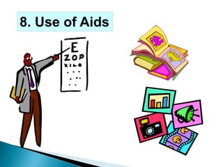 8. Use of Aids
 