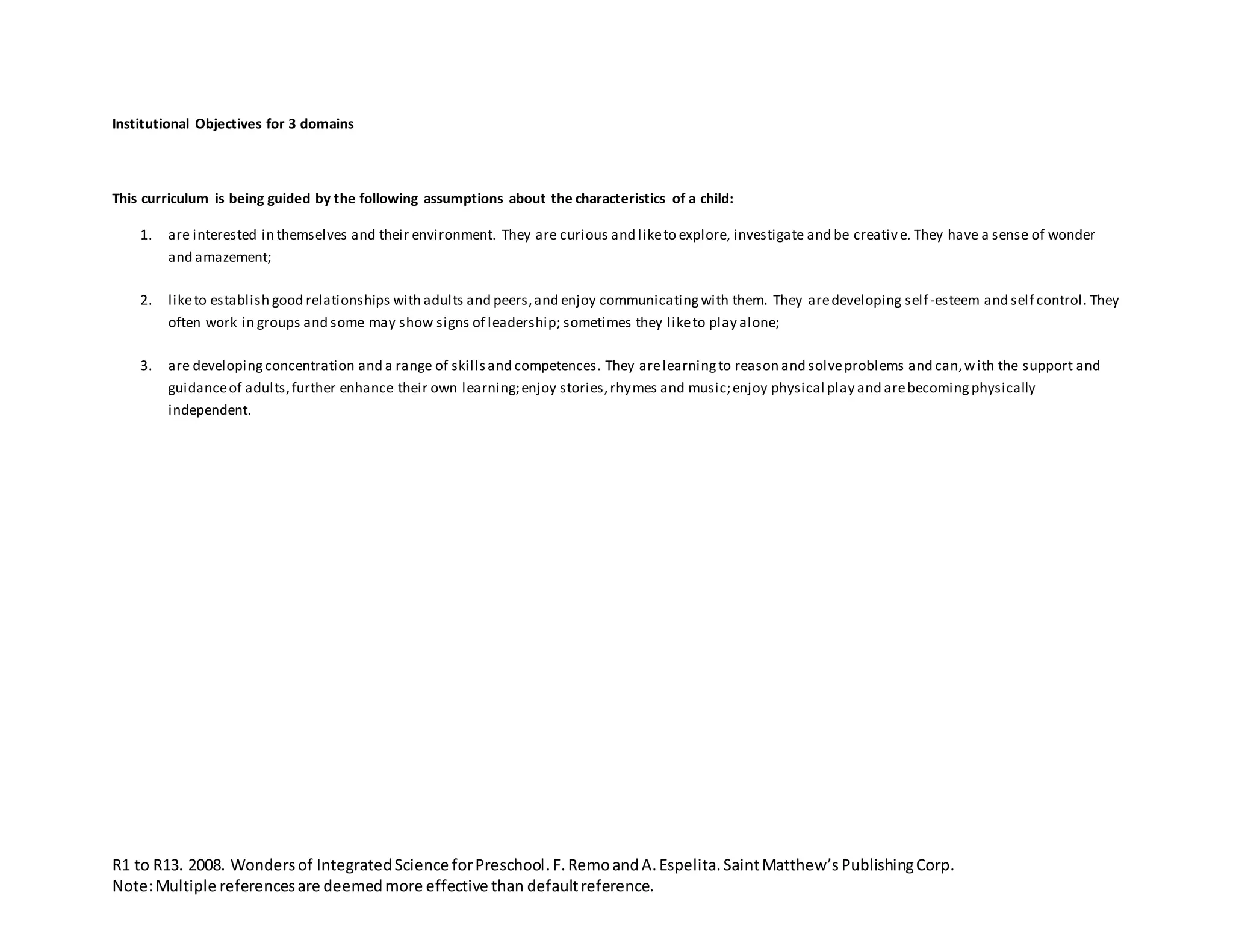 Curriculum development sample syllabus | DOCX