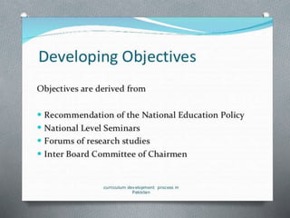 Curriculum development at elementry and secondary level | PPTX