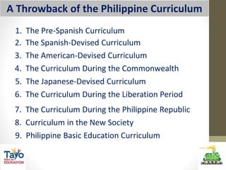 curriculum development in the philippines