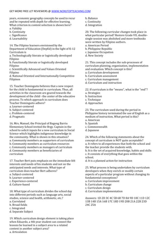 Curriculum development part 1 | PDF