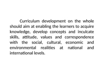 Curriculum Development major steps involved | PPT