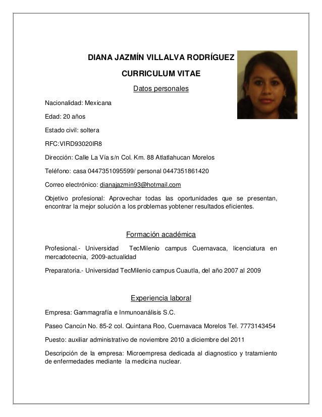 curriculum diana jazmn villalva rodriguez 1 638
