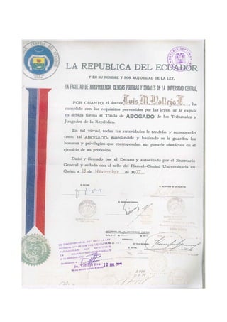 Curriculum dr. luis vallejo