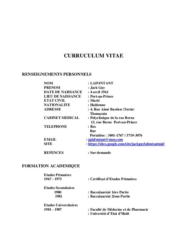 How to write a curriculum vitae picture