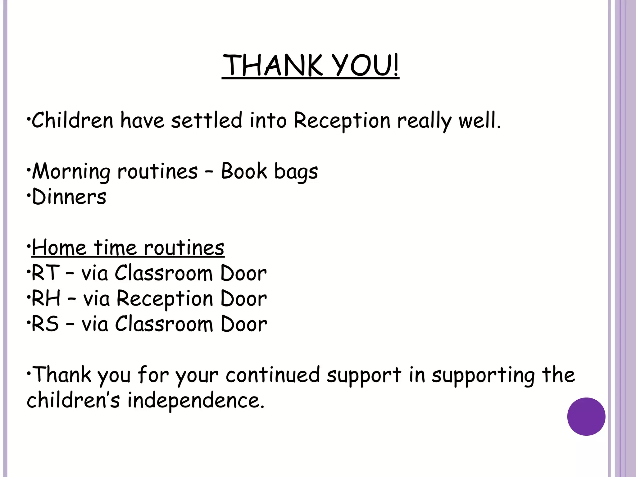 Reception Curriculum Evening Powerpoint | PPT