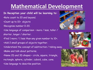 Curriculum evening pp reception | PPTX
