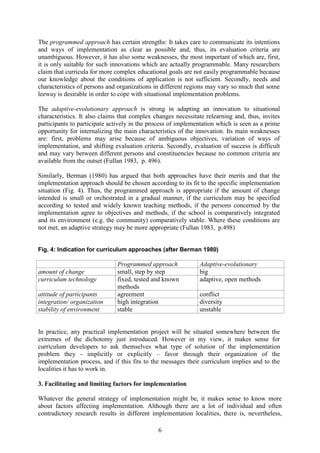 Curriculum implementation | PDF
