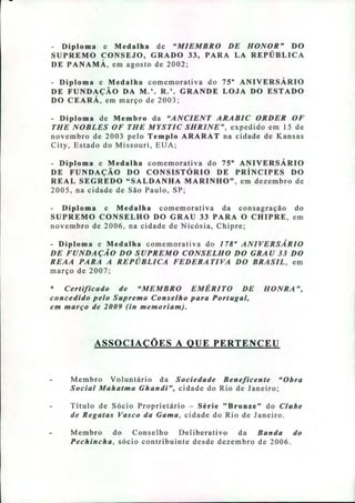 Capítulo São José do Rio Preto comemora 33 anos de fundação – Para Maçonaria