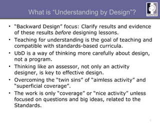 Curriculum&materials.backwards design | PPT